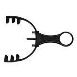 Adidas paradenti Opro Platinum, rosso-nero-bianco