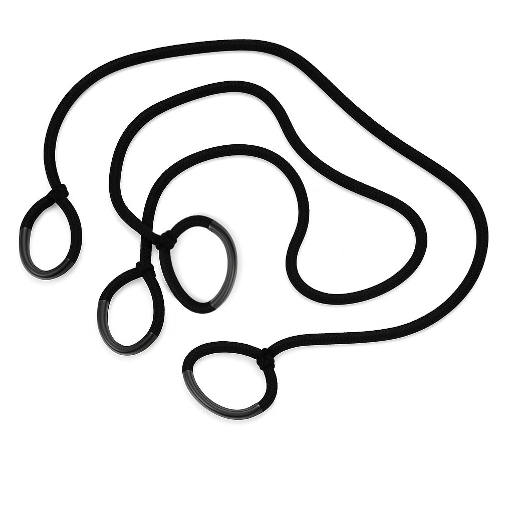 Katsudo DuoFlex Pro corde elastiche per trazione 2 pezzi, nere