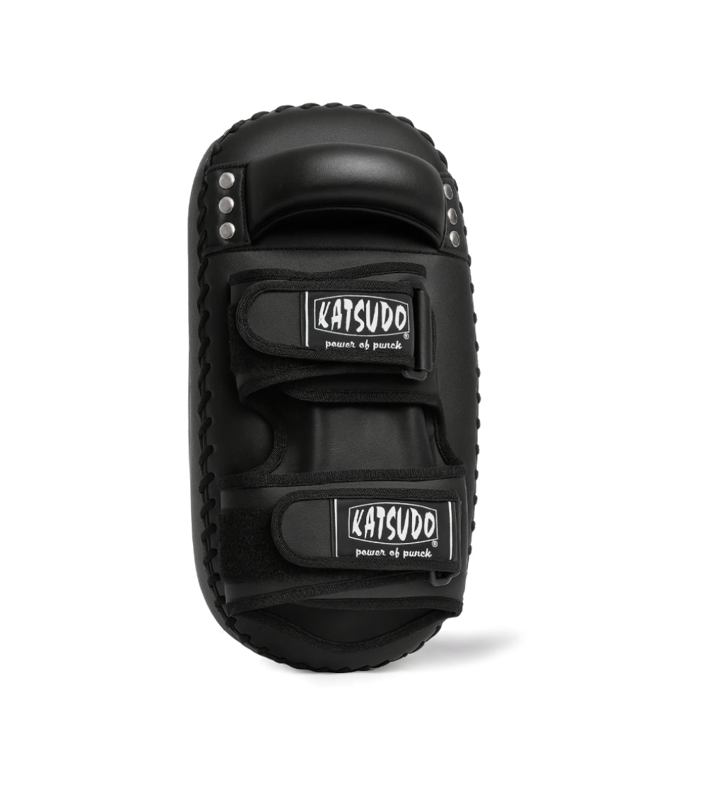 Katsudo makiwara in pelle curva 2 pezzi, bianco-nero