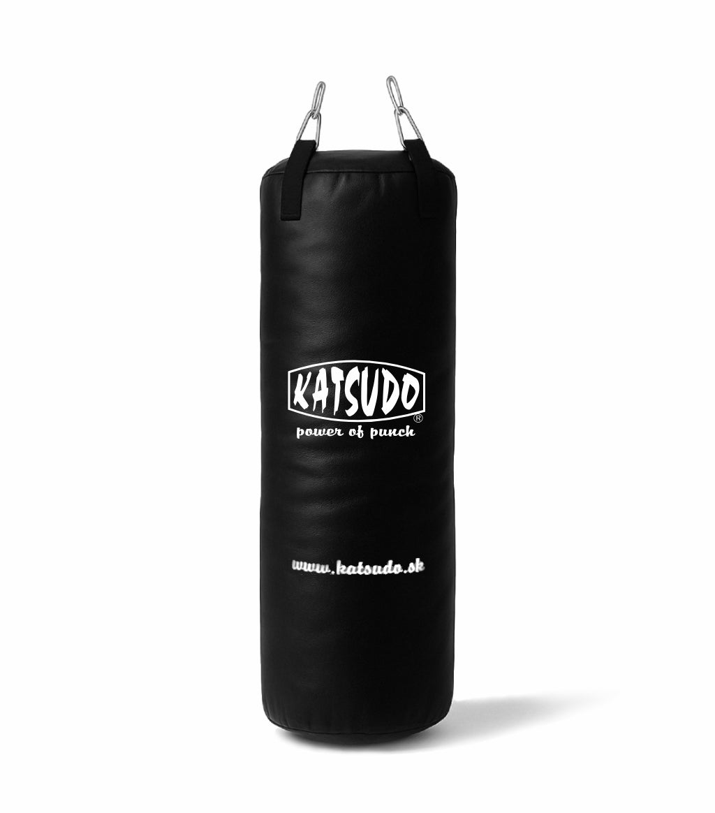 Katsudo sacco da boxe in pelle Baggy 90x30, nero