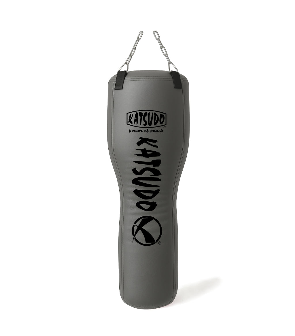 Katsudo sacco da boxe Chaindrop a forma di imbuto con catena, grigio