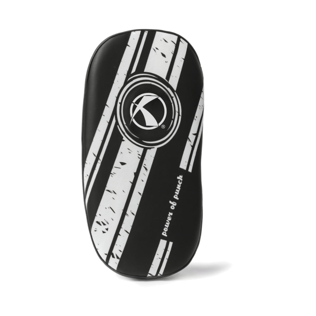 Katsudo makiwara in pelle curva 2 pezzi, bianco-nero