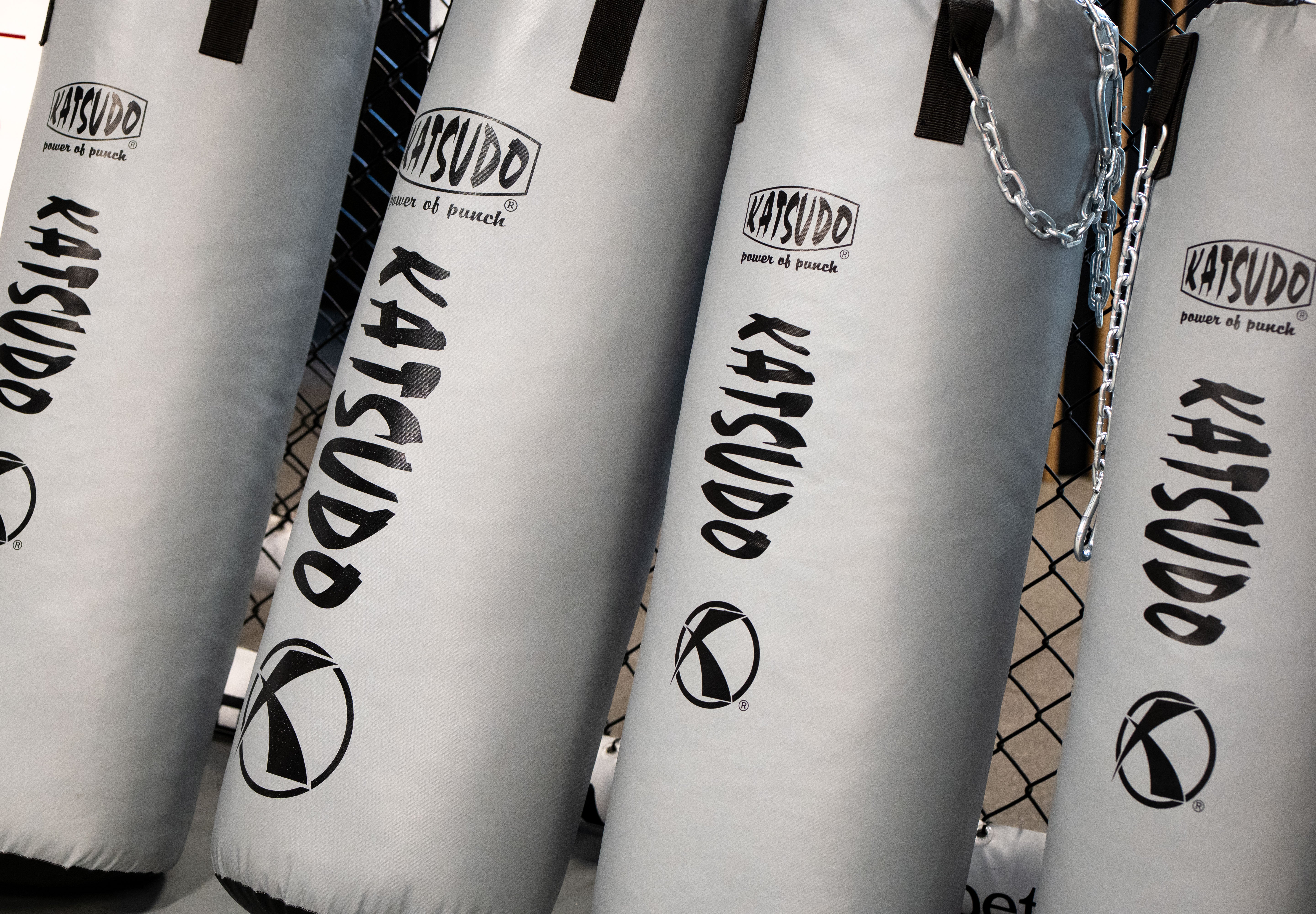 Katsudo sacco da boxe in plastica Texa, grigio