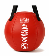 Katsudo palla da boxe Leodor con cinghia, rossa