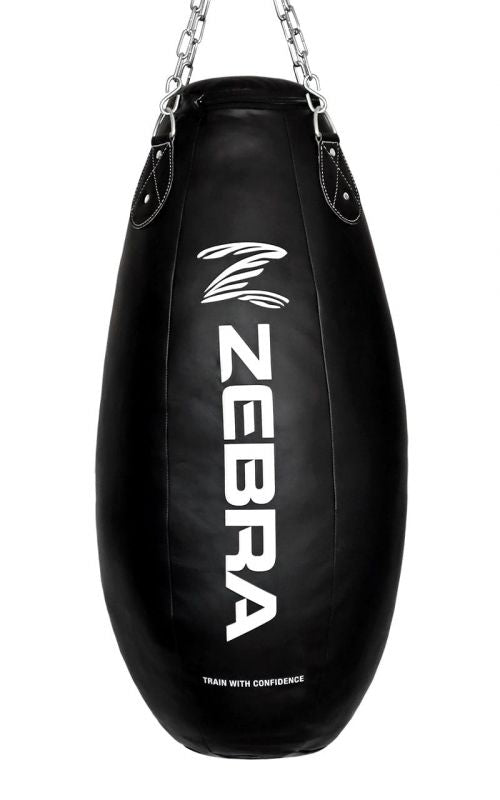 Pera di cuoio Zebra 120x33, nera