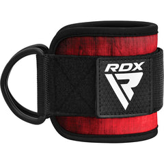 RDX profesionalni povoji za gležnje za fitnes A4, rdeči