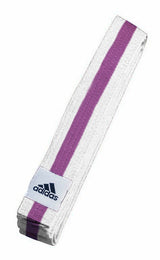 Cintura Adidas Obi Elite, bianco e viola
