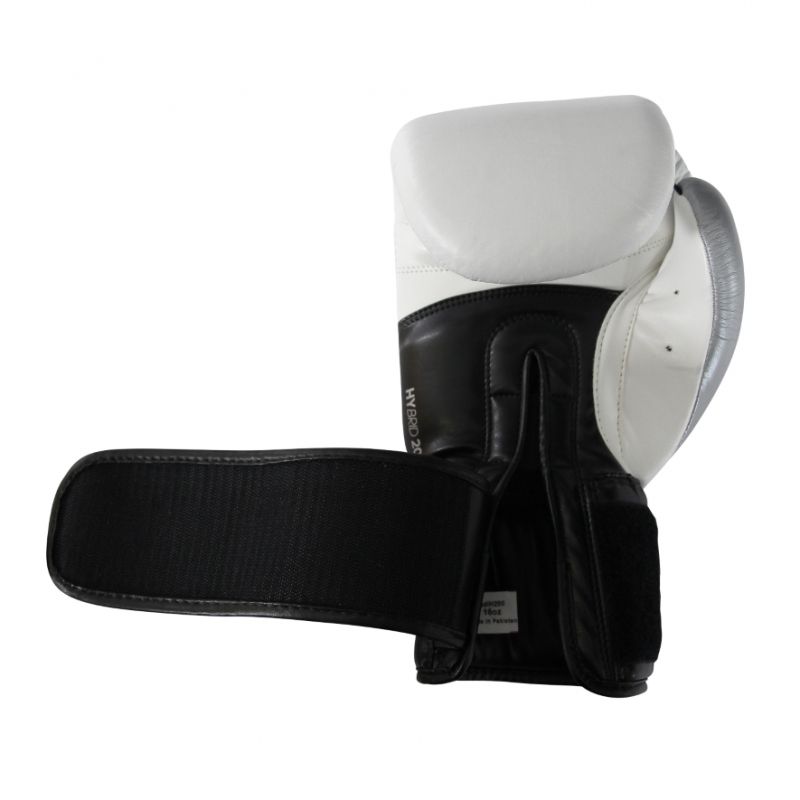 Guanti da boxe Adidas Hybrid 200, bianchi