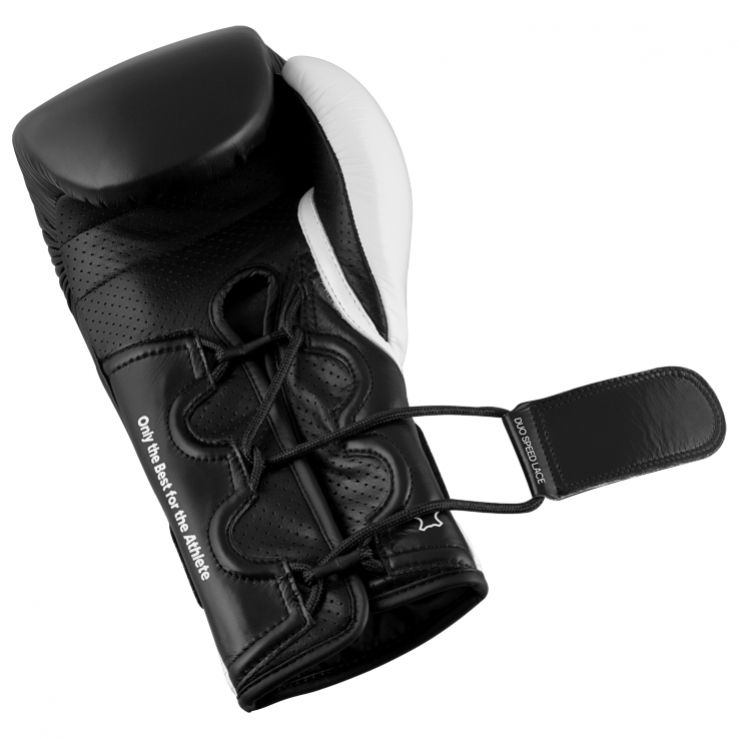 Guanti da boxe Adidas Hybrid 350, grigio-nero