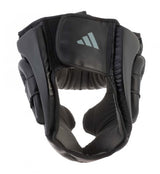 Casco da boxe Adidas Speed Chin, nero-grigio