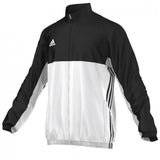 Giacca sportiva da uomo Adidas T16 Team, bianco e nero
