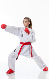 Tokaido kimono per bambini KA Kumite Master WKF 270g, bianco