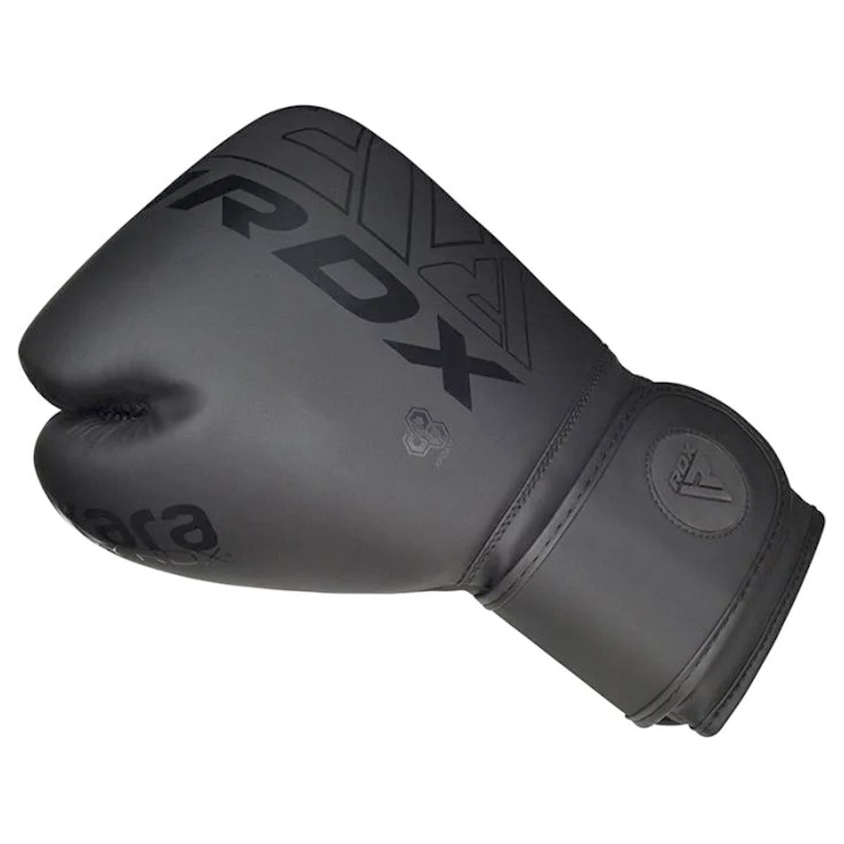 Guanti da boxe RDX F6, nero opaco