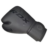 Guanti da boxe RDX F6, nero opaco