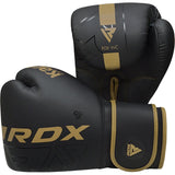 Guanti da boxe RDX F6, nero-oro opaco