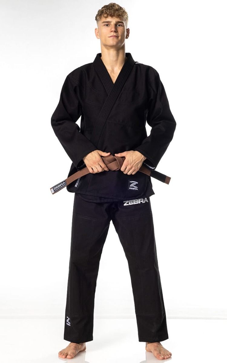 Zebra BJJ kimono Guerreiro 350g, nero