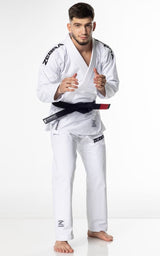 Zebra BJJ kimono GI Guerreiro 350g, bianco
