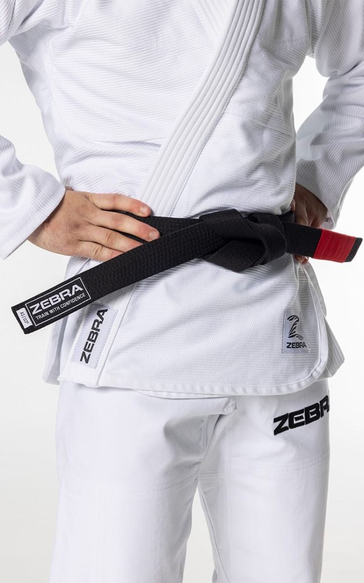 Zebra BJJ kimono GI Guerreiro 350g, bianco