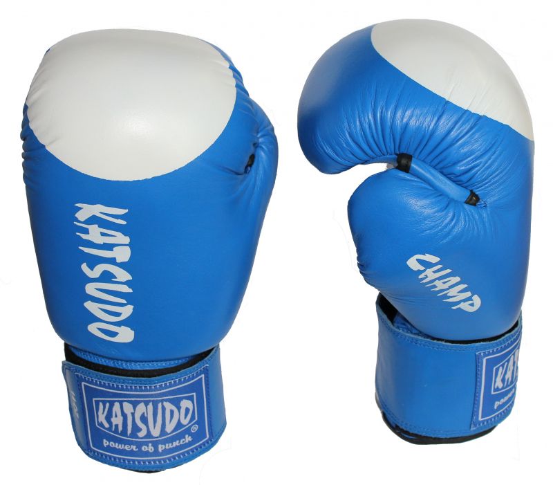 Guantoni Katsudo con bersaglio Champ III, blu