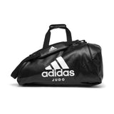 Borsa da judo in similpelle Adidas, nera