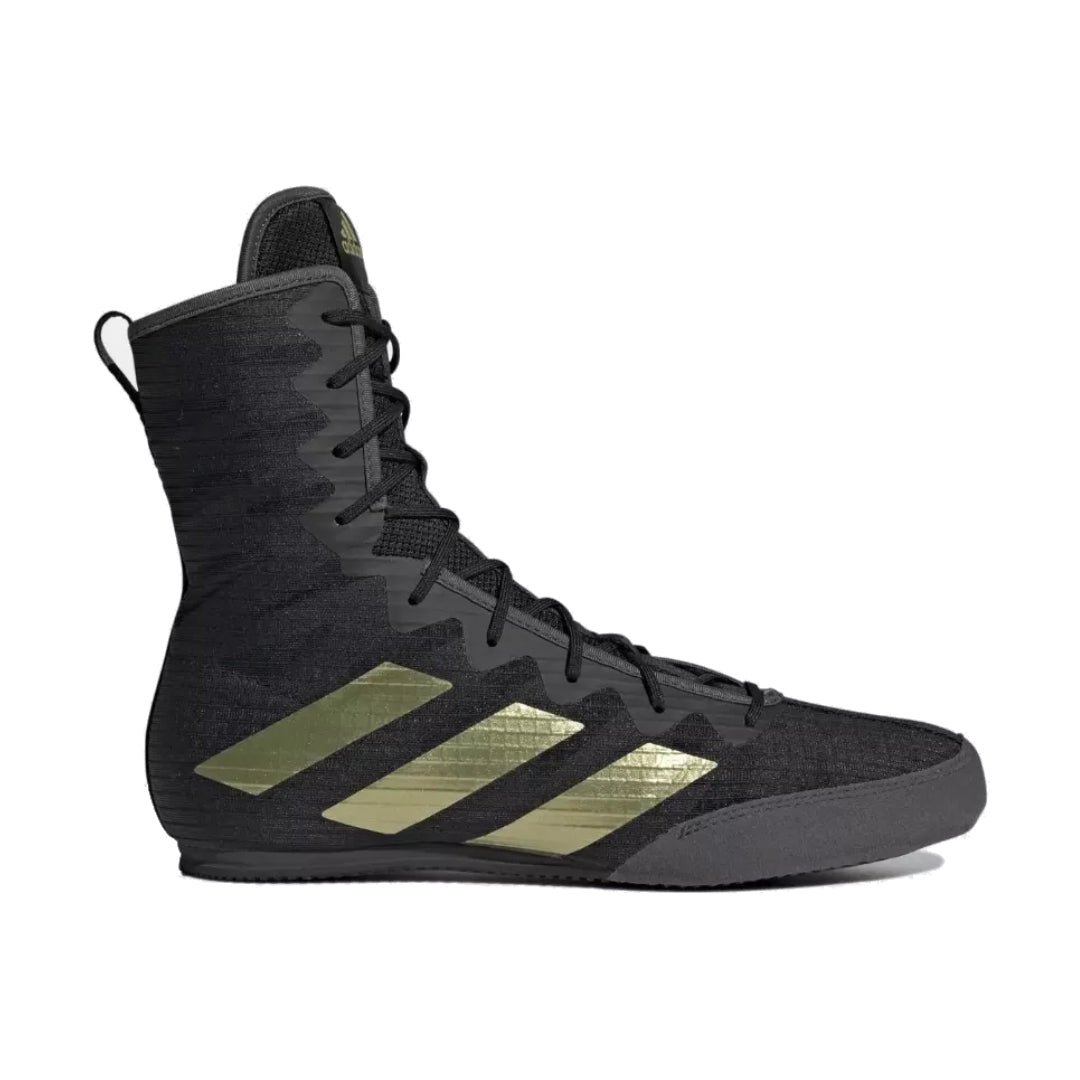 Scarpe da boxe Adidas HOG 4, nero-oro
