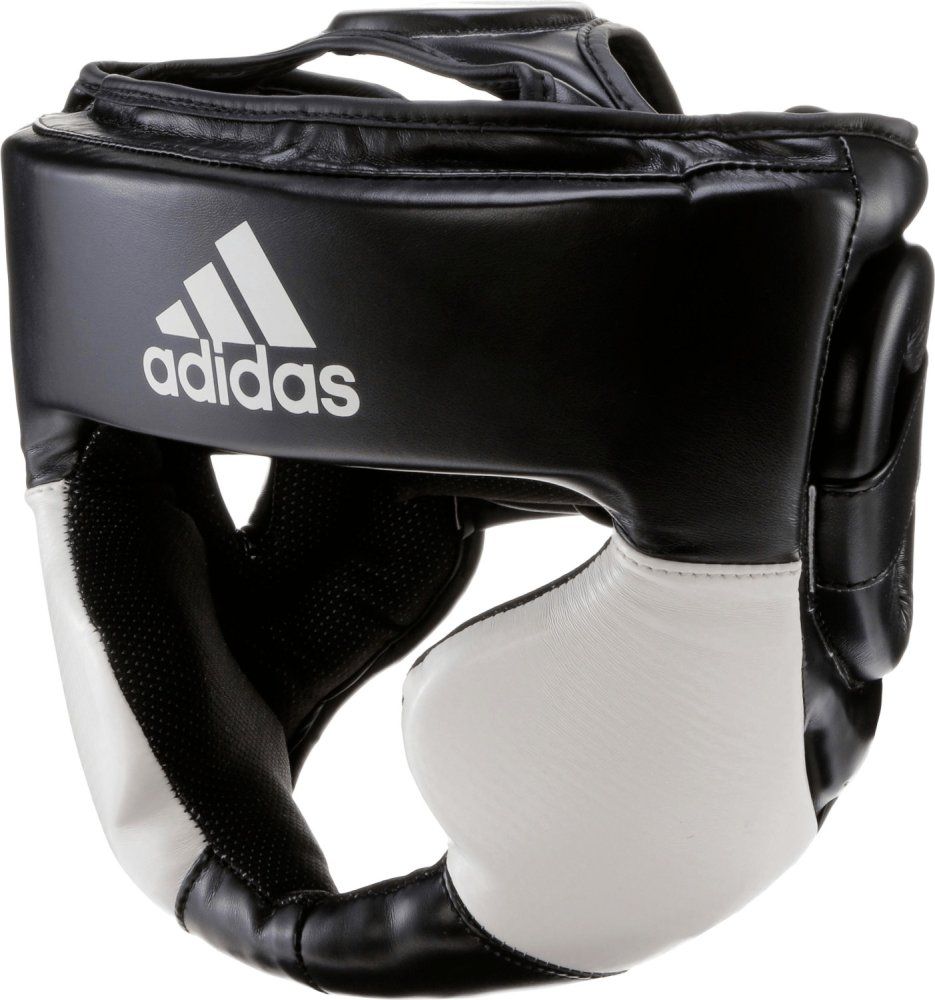 Casco da boxe Adidas Response, bianco-nero