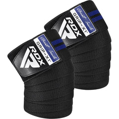 RDX fascia per ginocchio, nero-blu