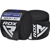 Fascia per ginocchio RDX, nero-blu