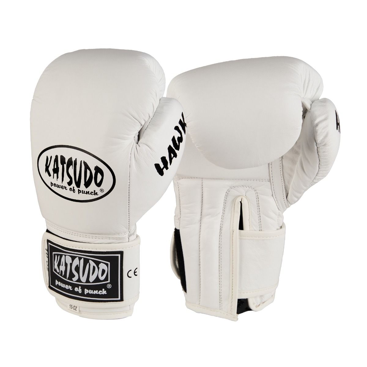 Guanti da boxe Katsudo Hawk, bianchi