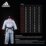 Adidas kimono per bambini KA Kigai 2.0 475g, bianco