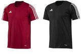 Maglietta corta da uomo Adidas Team T12, nera