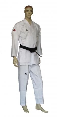 Adidas TKD dobok Open WTF 240g, bianco