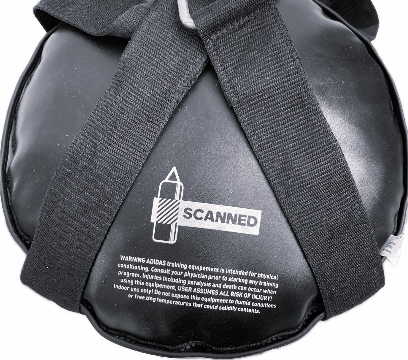 Sacco da boxe Adidas in nylon, nero