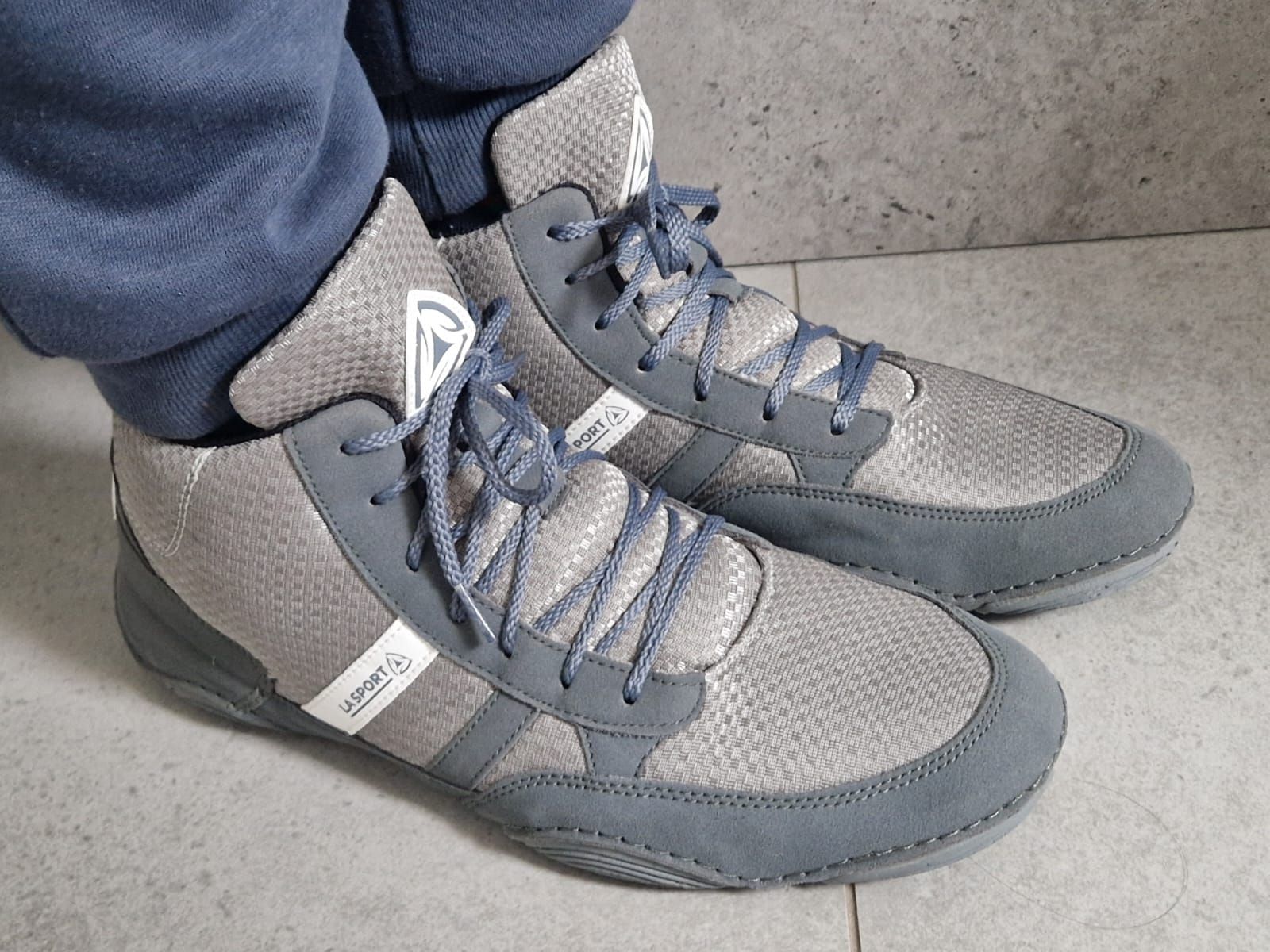 Scarpe da lotta La Sport, grigie