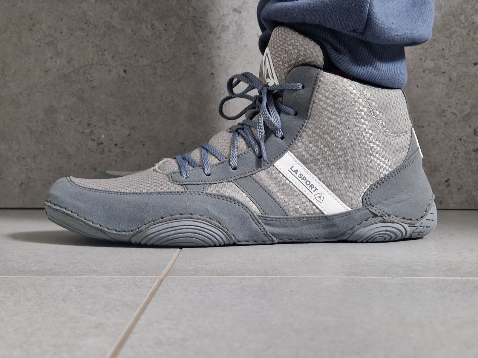 Scarpe da lotta La Sport, grigie