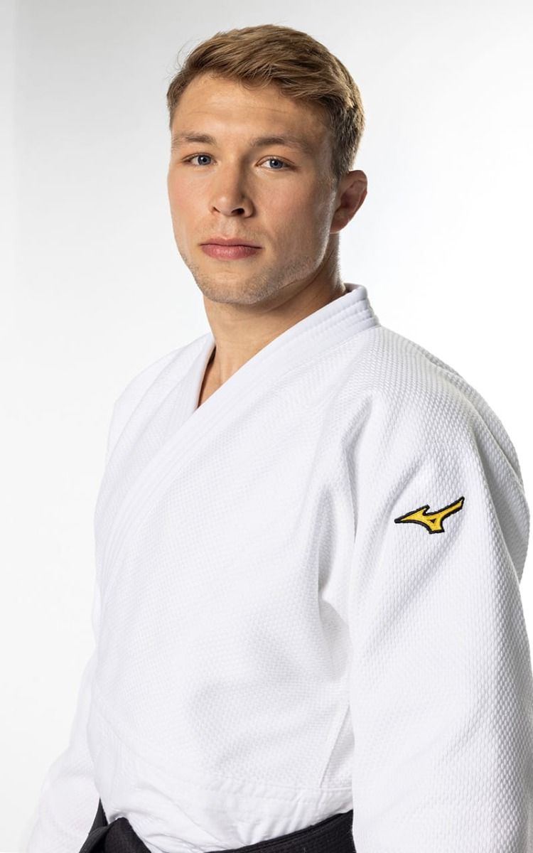 Mizuno JU kimono Yusho III IJF 750g, bianco