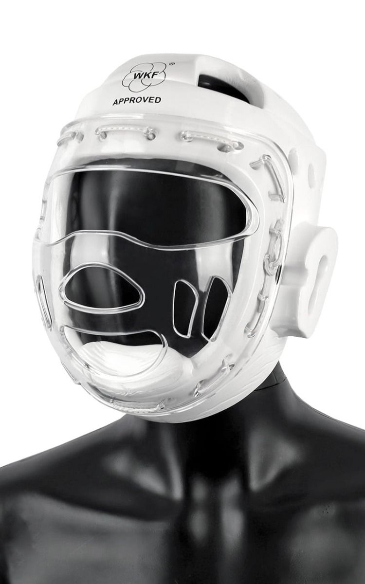 Dax protezione viso WKF, bianco