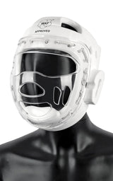 Dax protezione viso WKF, bianco