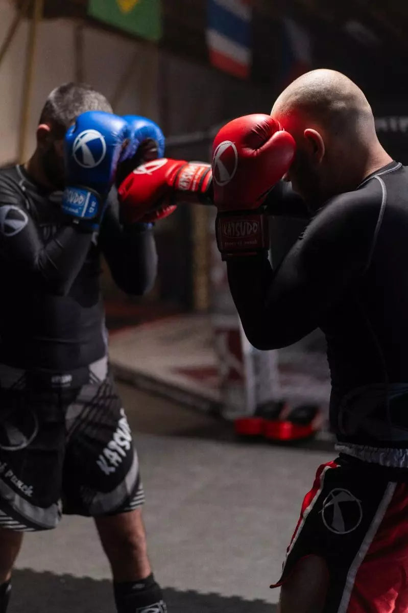 Guanti da boxe Punch II Katsudo, bianchi