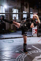 Parastinchi e protezioni per collo del piede Katsudo Strike, blu