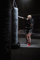 Katsudo sacco da boxe in plastica Plaston 180x28, grigio