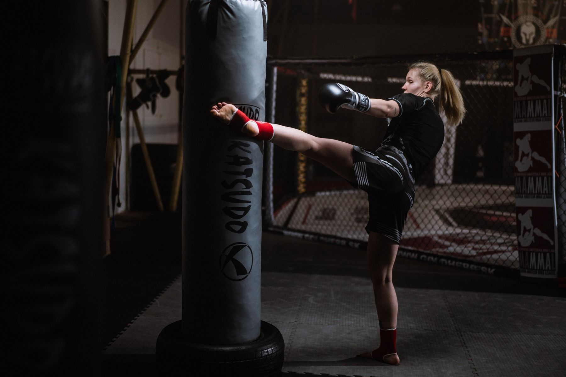 Katsudo sacco da boxe in plastica Texa, grigio