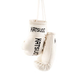 Katsudo miniatura guantoni da boxe Miniglo, bianca
