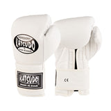 Guanti da boxe professionali Katsudo, bianchi