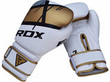 Guanti da boxe RDX F7, bianco-oro
