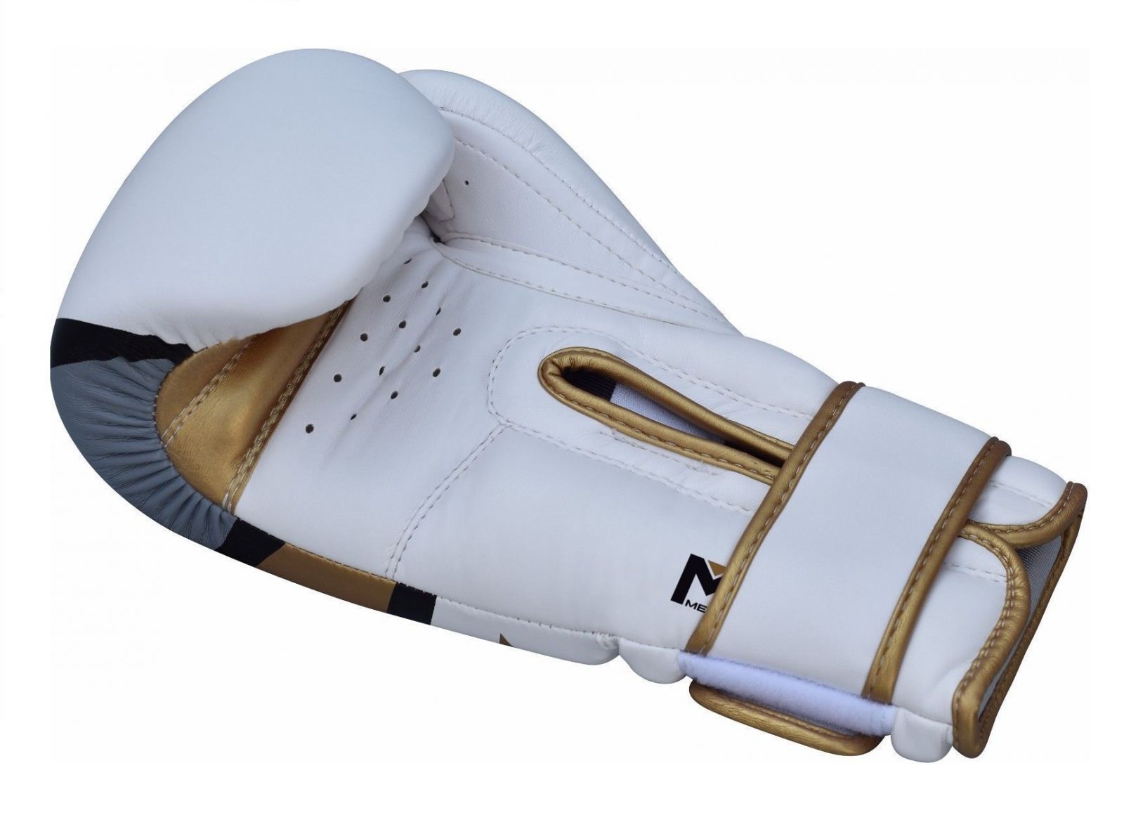 Guanti da boxe RDX F7, bianco-oro