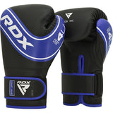 Guantoni da boxe per bambini RDX, blu e nero