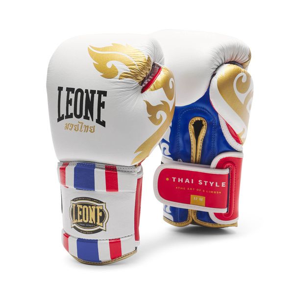 Guanti da boxe Leone Thai Style, bianchi