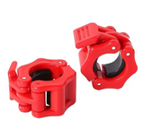 Chiusura per bilanciere olimpico in PVC Katsudo Snapra, rosso