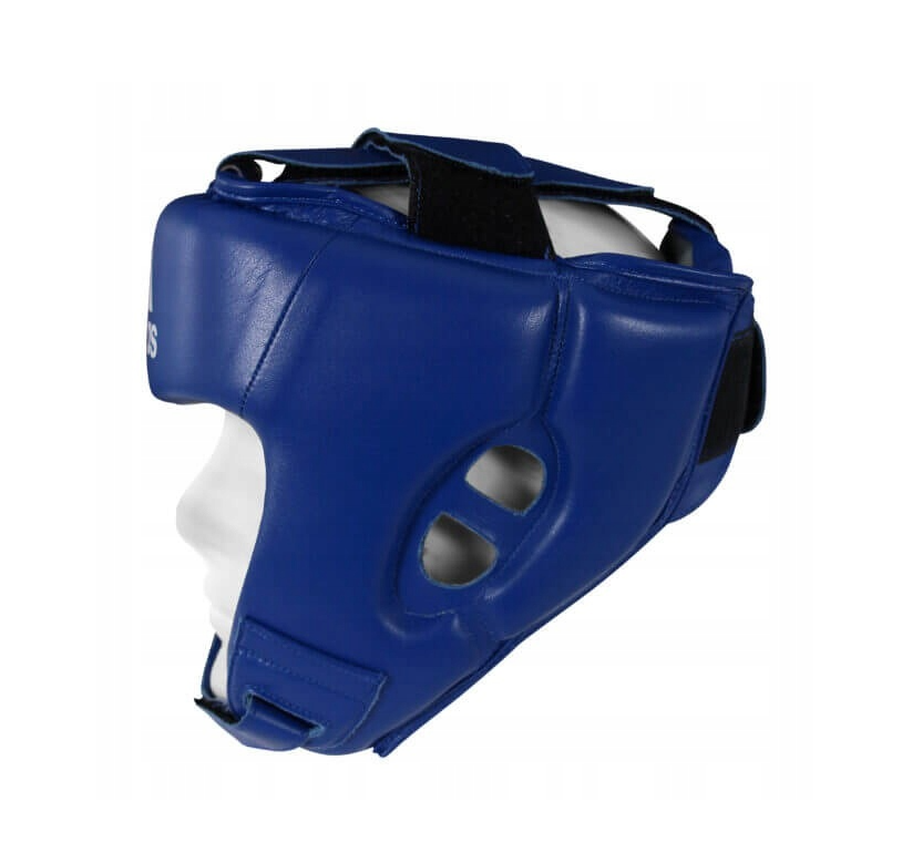 Casco da boxe Adidas IBA, blu